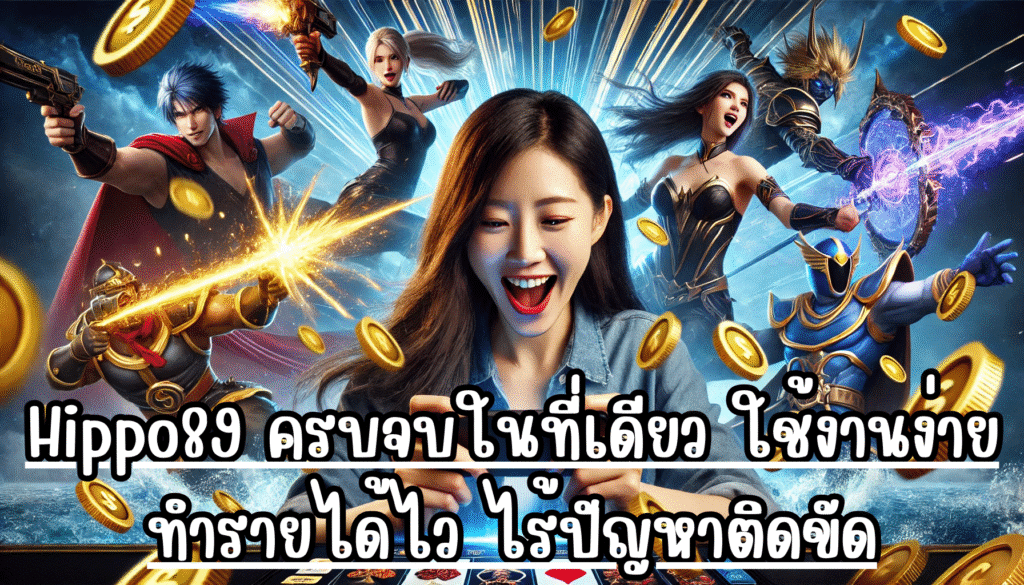 Hippo89 ครบจบในที่เดียว ใช้งานง่ายทำรายได้ไว ไร้ปัญหาติดขัด