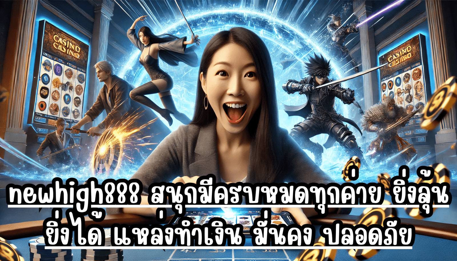 newhigh888 สนุกมีครบหมดทุกค่าย ยิ่งลุ้นยิ่งได้ แหล่งทำเงิน มั่นคง ปลอดภัย