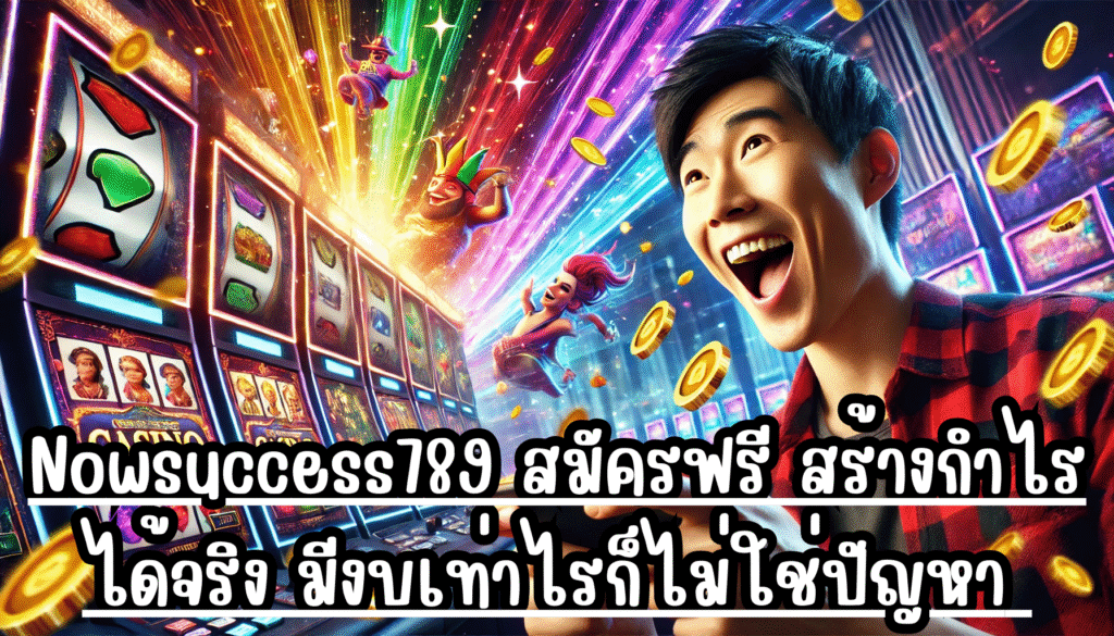 Nowsuccess789 สมัครฟรี สร้างกำไรได้จริง มีงบเท่าไรก็ไม่ใช่ปัญหา อย่าพลาดความสนุก
